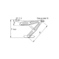 AL-KO Vérins électriques UP4 20 AL-KO Vérins électriques UP4 -Fiamma Soldes al ko verins electriques up4 9