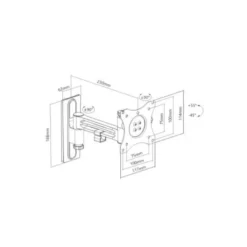 ANTARION Support TV 1 Bras 5 ANTARION Support TV 1 Bras -Fiamma Soldes antarion support tv 1 bras 2