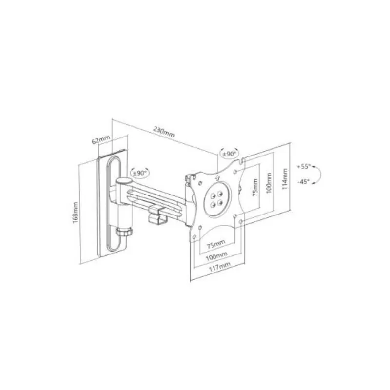 ANTARION Support TV 1 Bras 3 ANTARION Support TV 1 Bras – Image 3