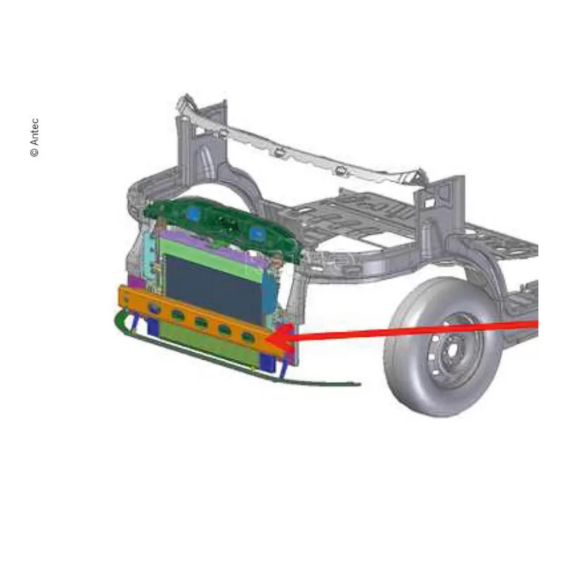 ANTEC Kit De Montage Pour Pare-buffle 2 ANTEC Kit De Montage Pour Pare-buffle – Image 2