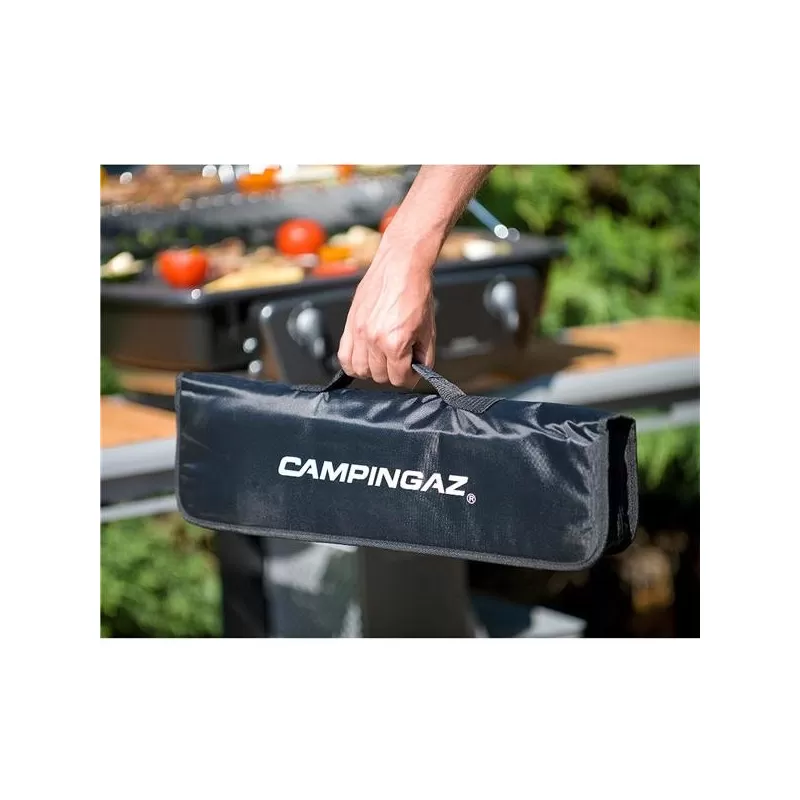 CAMPINGAZ Sacoche 5 Ustensiles Avec Manche En Bois 3 CAMPINGAZ Sacoche 5 Ustensiles Avec Manche En Bois – Image 3