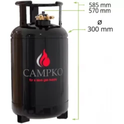 CAMPKO Bouteille GPL Rechargeable 12 Kg -Fiamma Soldes campko bouteille gpl rechargeable 12 kg 4