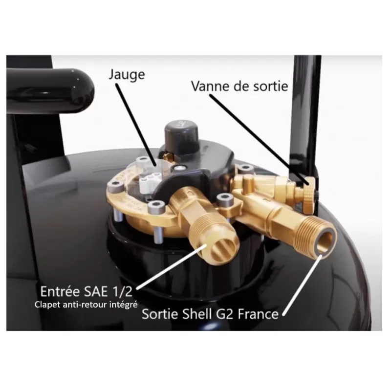 CAMPKO Bouteille GPL Rechargeable 9 Kg 2 CAMPKO Bouteille GPL Rechargeable 9 Kg – Image 2