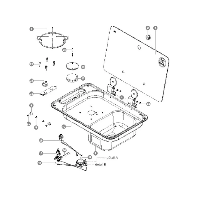 CAN Pièces Détachées FL13XX 1 CAN Pièces Détachées FL13XX
