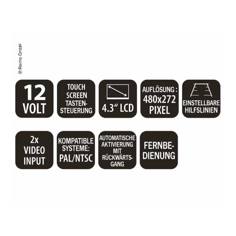 CARBEST Ecran Caméra De Recul Universel 5 CARBEST Ecran Caméra De Recul Universel – Image 5