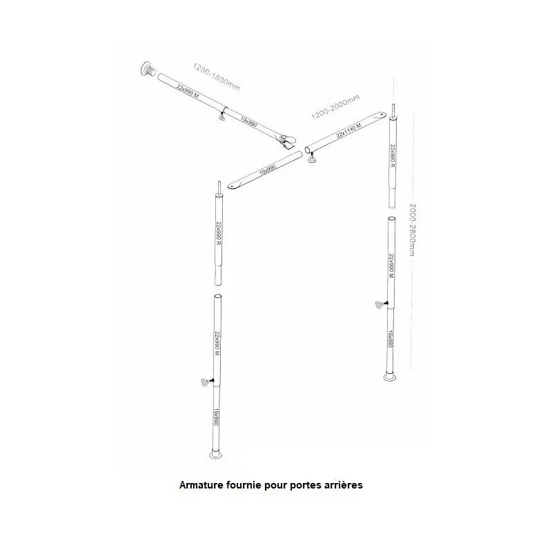 CLAIRVAL Spacecamp Pour Double Portes 6 CLAIRVAL Spacecamp Pour Double Portes – Image 6