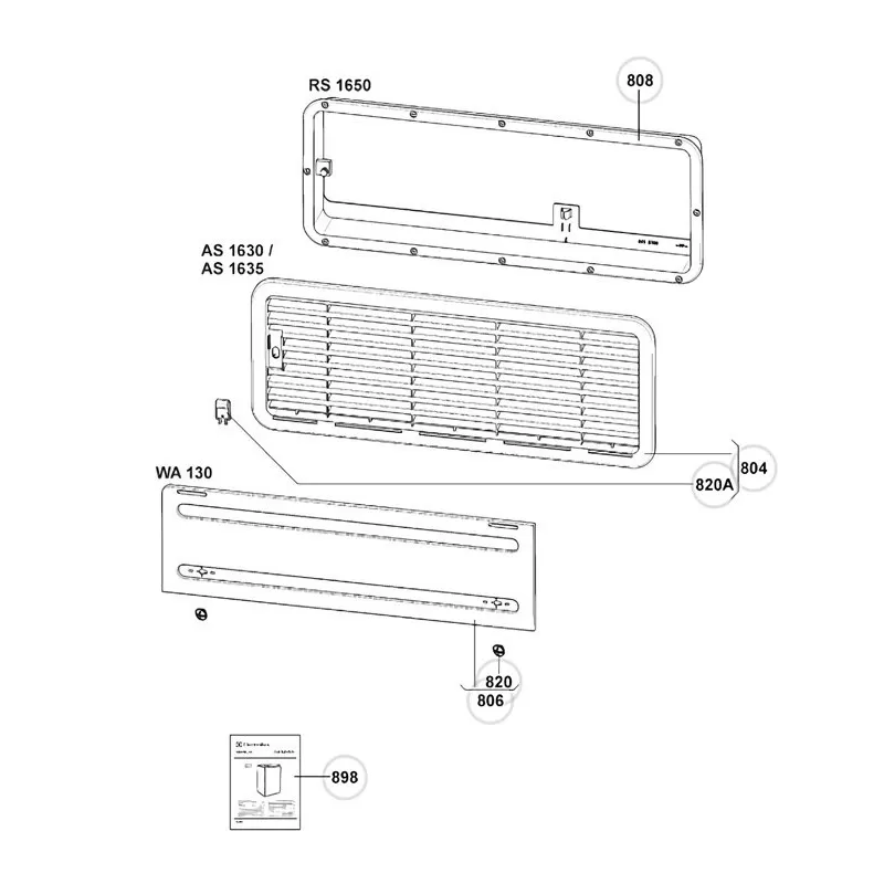 DOMETIC LS 200 Pièces Détachées 1 DOMETIC LS 200 Pièces Détachées