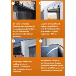 DOMETIC Paroi CampRoom PerfectRoof 6 DOMETIC Paroi CampRoom PerfectRoof -Fiamma Soldes dometic paroi camproom perfectroof 2