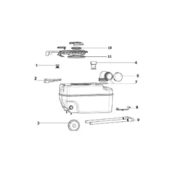 DOMETIC Pièces Détachées WC CT-3110