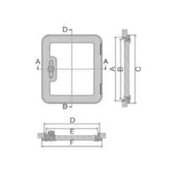 DOMETIC Portillon De Service SK 5 -Fiamma Soldes dometic portillon de service sk 5 3