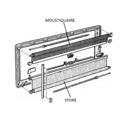 DOMETIC Moustiquaire Ou Store S4