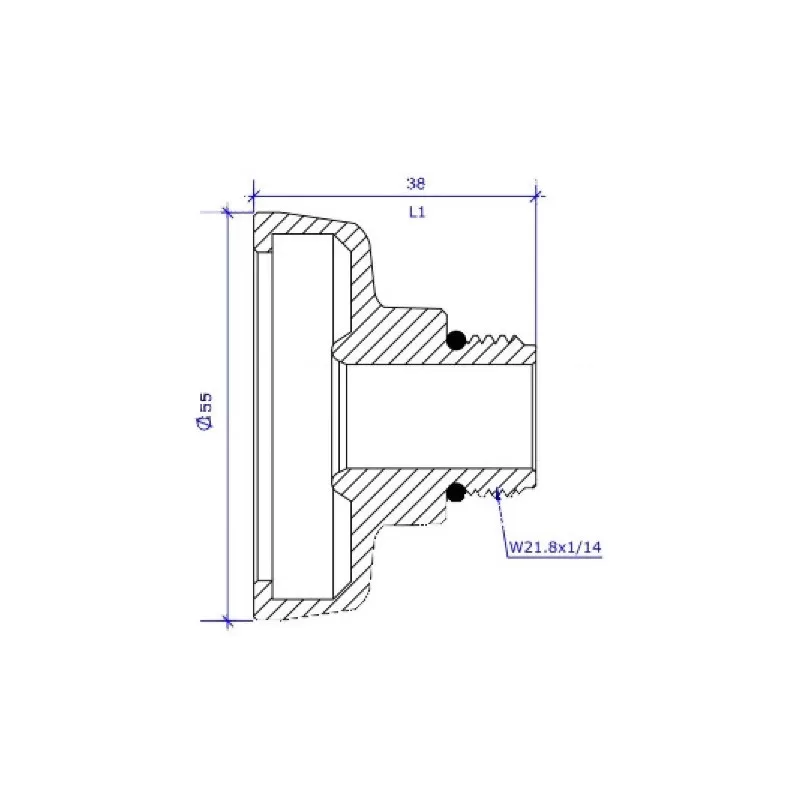DREHMEISTER Adaptateur France Pour Coupelle GPL W 21,8 3 DREHMEISTER Adaptateur France Pour Coupelle GPL W 21,8 – Image 3