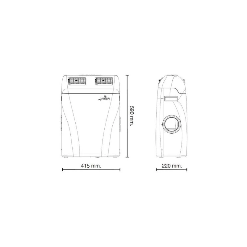 VIESA Rafraichisseur D'air Portable 3 VIESA Rafraichisseur D'air Portable – Image 3
