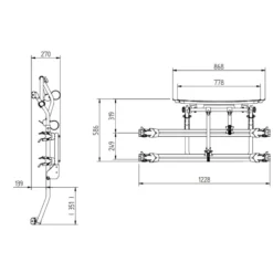 EUROCARRY Porte-vélos Pour RENAULT Master Depuis 2010 Deep Black -Fiamma Soldes eurocarry porte velos pour renault master depuis 2010 deep black 2