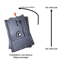 FASP Embase Pivotante | Iveco Daily -Fiamma Soldes fasp embase pivotante iveco daily 1