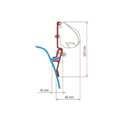 FIAMMA Kit F35 Pro VW T2 / T3