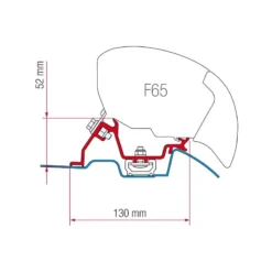 FIAMMA Kit F65/F80 Sprinter Rail De Toit