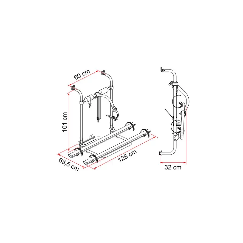 FIAMMA Carry-Bike Caravan Hobby 2 FIAMMA Carry-Bike Caravan Hobby – Image 2