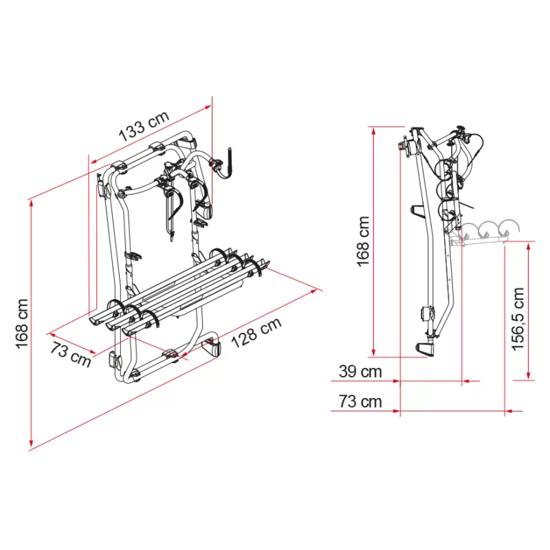 FIAMMA Carry-Bike Frame Crafter 3 Bikes 2 FIAMMA Carry-Bike Frame Crafter 3 Bikes – Image 2