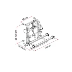 FIAMMA Carry-Bike Lift 77 -Fiamma Soldes fiamma carry bike lift 77 2