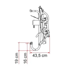 FIAMMA Carry-Bike Lift 77 -Fiamma Soldes fiamma carry bike lift 77 3