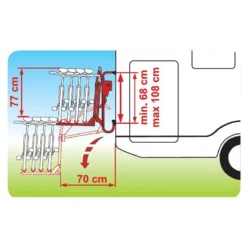 FIAMMA Carry-Bike Lift 77 -Fiamma Soldes fiamma carry bike lift 77 4