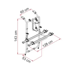 FIAMMA Carry Bike | Trafic 2 Et 3 - Hayon -Fiamma Soldes fiamma carry bike trafic 2 3 hayon 2