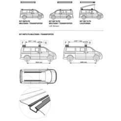FIAMMA F45 S 260 | VW T5 T6 Multivan -Fiamma Soldes fiamma f45 s 260 vw t5 t6 multivan 4