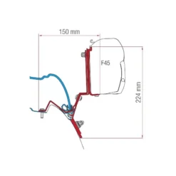 FIAMMA Kit M F45 / F35 V Class Marco Polo 5 FIAMMA Kit M F45 / F35 V Class Marco Polo -Fiamma Soldes fiamma kit m v class marco polo f45 f35 2