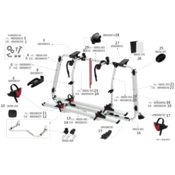 FIAMMA Pièces Détachées Carry-Bike VW T6 PRO