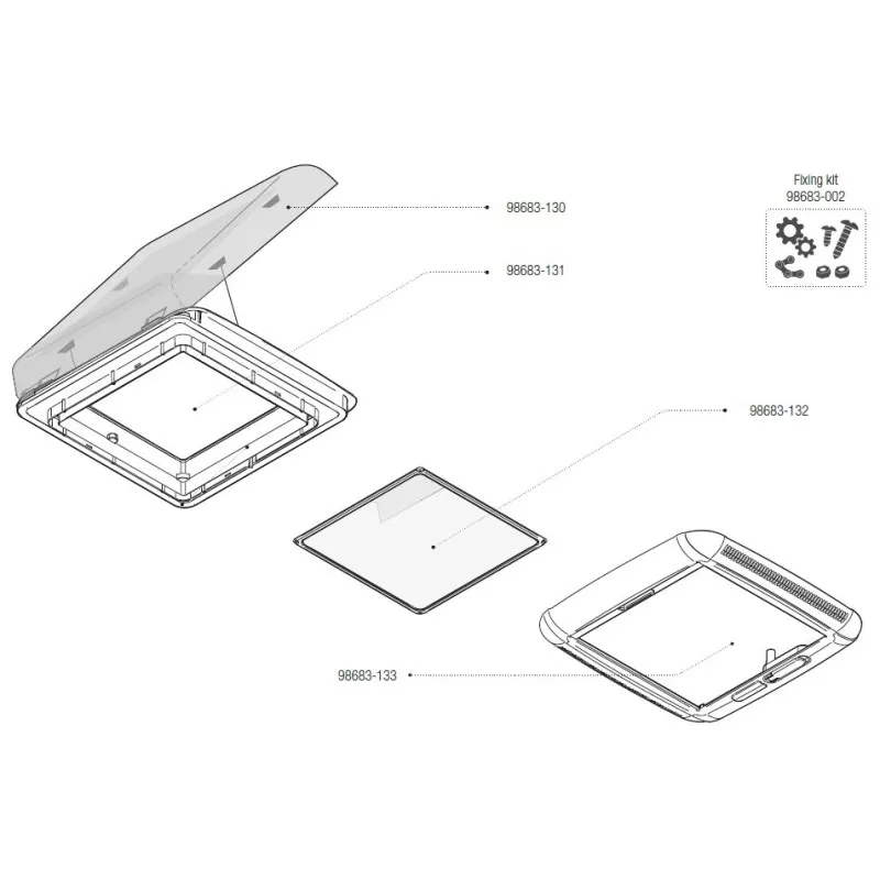 FIAMMA Vent F Pro Pièces Détachées 1 FIAMMA Vent F Pro Pièces Détachées