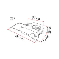 FIAMMA Roll-Tank 23 F 7 FIAMMA Roll-Tank 23 F -Fiamma Soldes fiamma roll tank 23 3