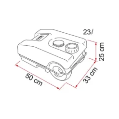 FIAMMA Roll-Tank 23 W 5 FIAMMA Roll-Tank 23 W -Fiamma Soldes fiamma roll tank 23 w 2