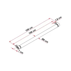 FIAMMA Roller Roof Rail -Fiamma Soldes fiamma roller roof rail 2