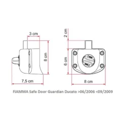 FIAMMA Safe Door Guardian Ducato 7 FIAMMA Safe Door Guardian Ducato -Fiamma Soldes fiamma safe door guardian ducato 2