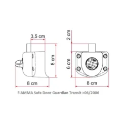 FIAMMA Safe Door Guardian Transit -Fiamma Soldes fiamma safe door guardian transit 2