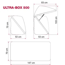 FIAMMA Ultra-Box 500 -Fiamma Soldes fiamma ultra box 500 1