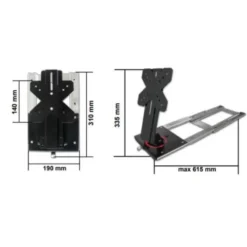 GESTEK Support TV Placard 360° -Fiamma Soldes gestek support tv placard 360 2