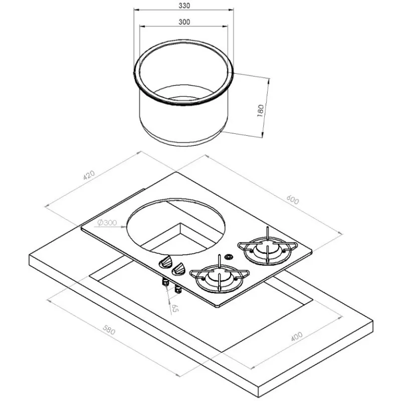 NAVY LOAD Combiné Cristal 2 Feux 2 NAVY LOAD Combiné Cristal 2 Feux – Image 2