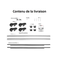 OMAC Barres De Toit Boldbar Ford Custom -Fiamma Soldes omac barres de toit boldbar ford custom 6