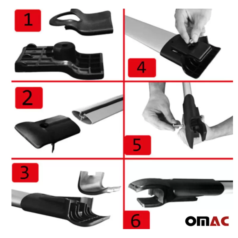 OMAC Barres De Toit Elegance X 2 Ford Transit 5 9 OMAC Barres De Toit Elegance X 2 Ford Transit 5 – Image 9