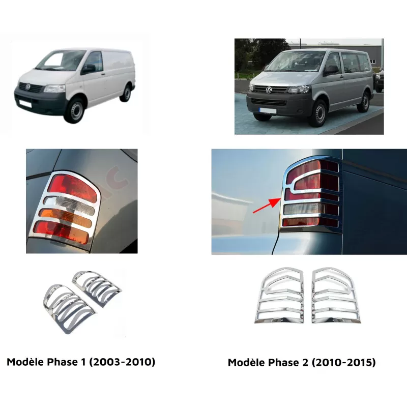 OMAC Enjoliveur Feux AR VW T5 2 OMAC Enjoliveur Feux AR VW T5 – Image 2