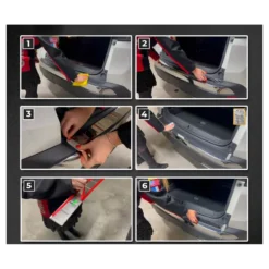 OMAC Protection Barre De Seuil Intérieur VW T6 10 OMAC Protection Barre De Seuil Intérieur VW T6 -Fiamma Soldes omac protection barre de seuil interieur vw t6 3