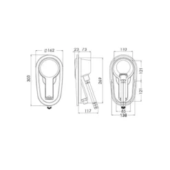 OSCULATI Boîtier Douchette Adriana -Fiamma Soldes osculati boitier douchette adriana 4