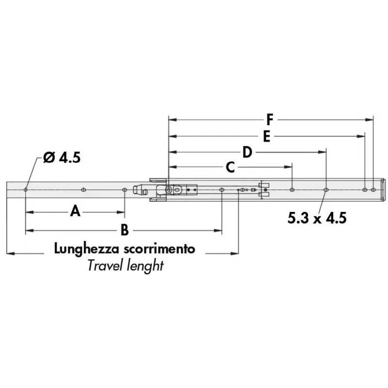 OSCULATI Coulisseau Inox 397 Mm 6 OSCULATI Coulisseau Inox 397 Mm – Image 6