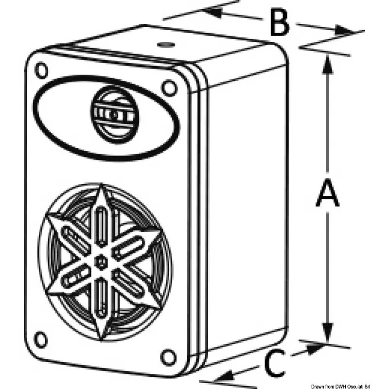 OSCULATI Haut-parleur Sur Caisson 4" - 240 W 2 OSCULATI Haut-parleur Sur Caisson 4" - 240 W – Image 2