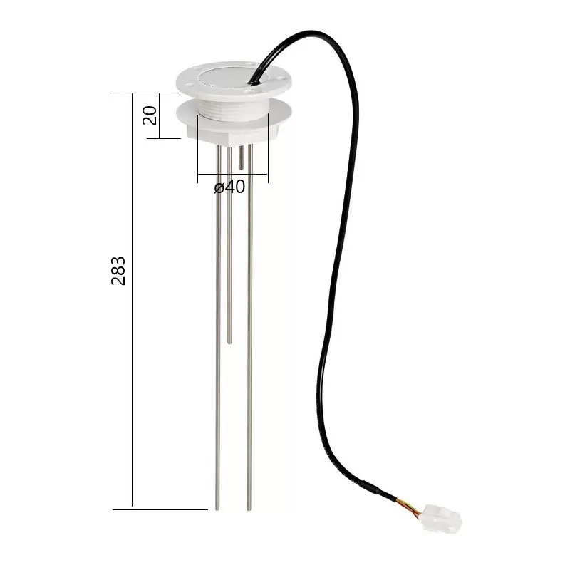 OSCULATI Kit Indicateur + Sonde Eaux Noires 2 OSCULATI Kit Indicateur + Sonde Eaux Noires – Image 2