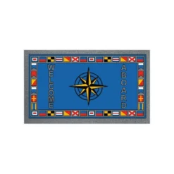 OSCULATI Paillasson Antidérapant Rose Des Vents