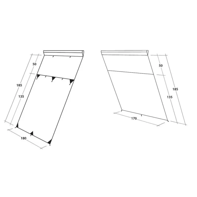 Outwell OUTWEL Fallcrest Tarp Panneaux Latéraux 6 Outwell OUTWEL Fallcrest Tarp Panneaux Latéraux – Image 6