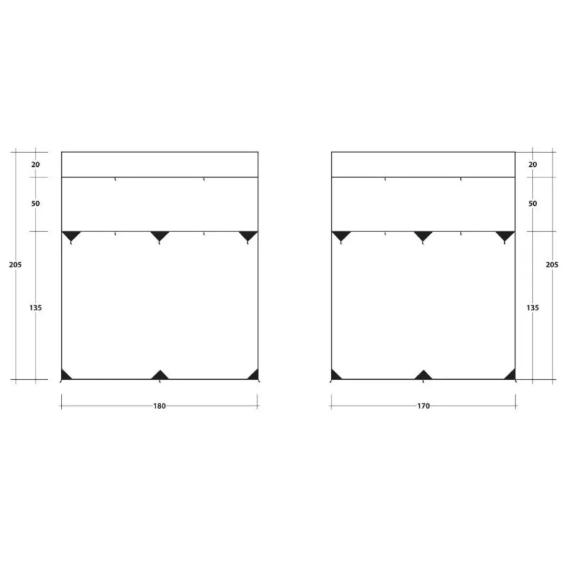Outwell OUTWEL Fallcrest Tarp Panneaux Latéraux 7 Outwell OUTWEL Fallcrest Tarp Panneaux Latéraux – Image 7